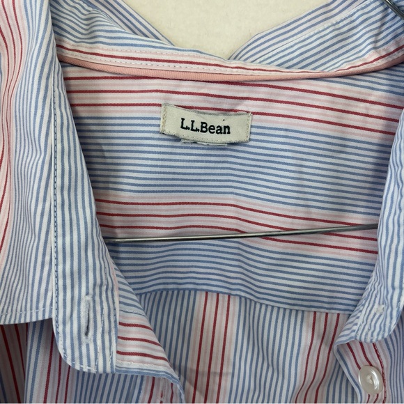 Vintage ll bean striped button up - Picture 2 of 7
